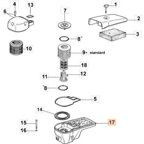 COUVERCLE D'EMBRAYAGE EMAK ORIGINAL 52020016
