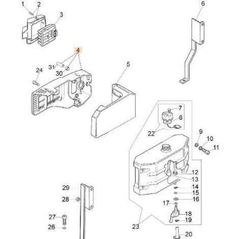 COUVERCLE D'EMBRAYAGE EMAK ORIGINAL 53030060R