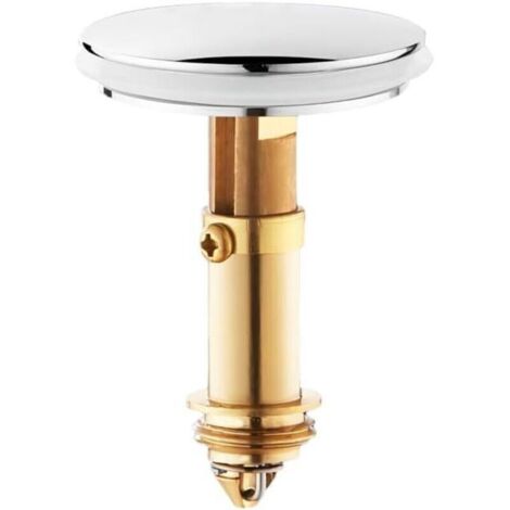 Couvercle d’évier en laiton 36 mm – Bouchon pop-up pour lavabo, évier de cuisine et baignoire – Système de vidange pratique et étanche