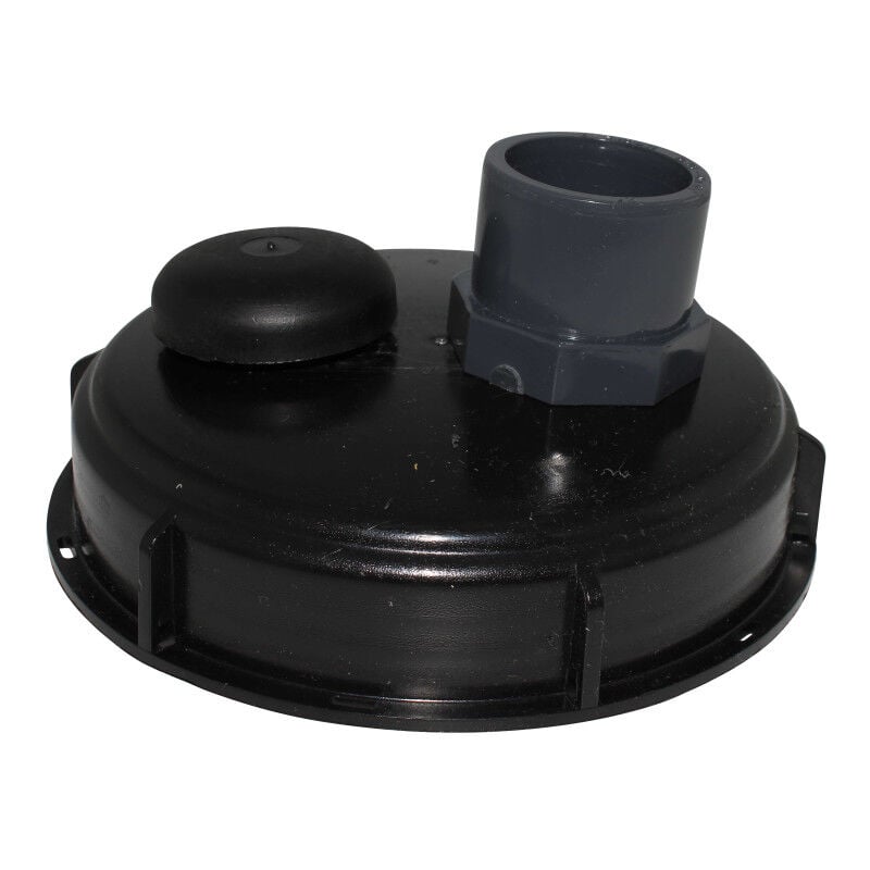 Multicuves - Couvercle diamètre 150 mm avec prise pvc droite 40/50 et évent
