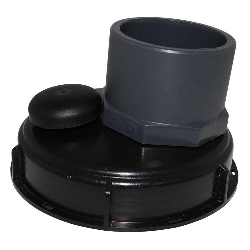 Multicuves - Couvercle diamètre 150 mm avec prise pvc droite 75/90 et évent