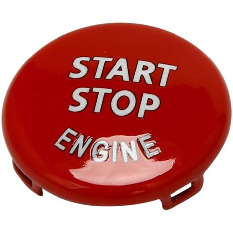 Couvercle du bouton de démarrage/arrêt du moteur (rouge)