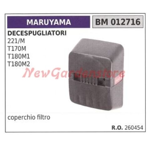 Couvercle du filtre à air MARUYAMA débroussailleuse 221/M T170M T180M1 T180M2 012716