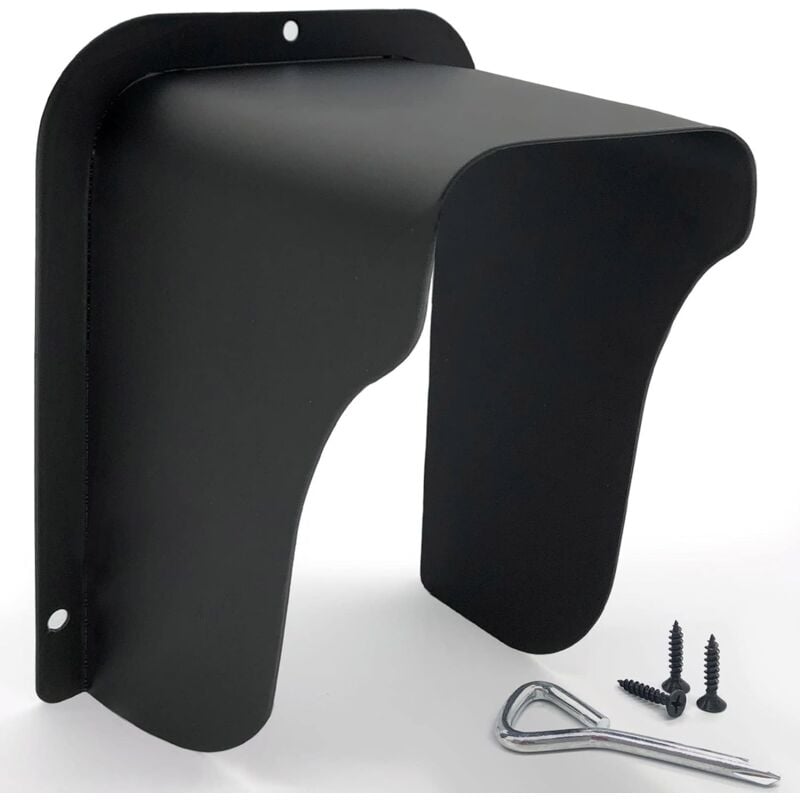 Aougo - Couvercle en métal étanche pour caméra vidéo, sonnette, serrure de porte, bouton de porte d'accès, protège l'appareil de la lumière du soleil