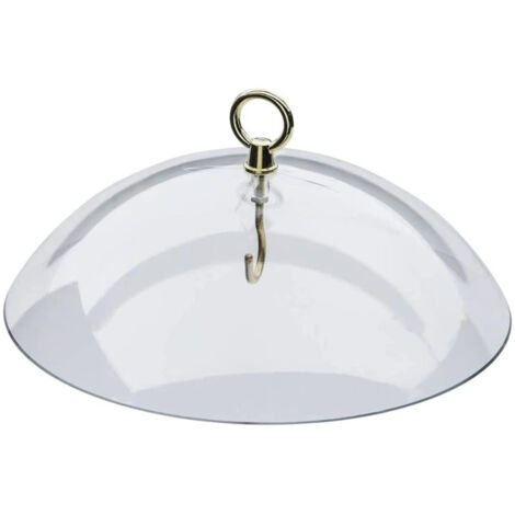 Couvercle en Plastique pour Mangeoires à Oiseaux - EINNENFFER - Protection Intempéries, Diamètre 25 cm, Disponible en 1/2/3 Pièces, Idéal pour Garder les Graines au Sec