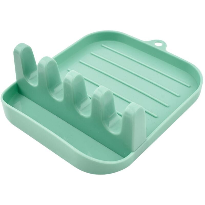 Couvercle et repose-cuillère pour comptoir de cuisine, louche/spatule/repose-cuillère pour cuisinière, support à ustensiles avec support de couvercle