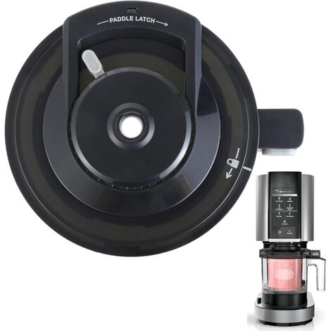Couvercle extérieur pour sorbetière Ninja NC500, couvercle de remplacement réutilisable, compatible avec les séries Ninja NC500/NC501 (sans palette)
