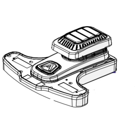 Couvercle frontal pour tondeuse robot AMBROGIO 4.0 ELITE