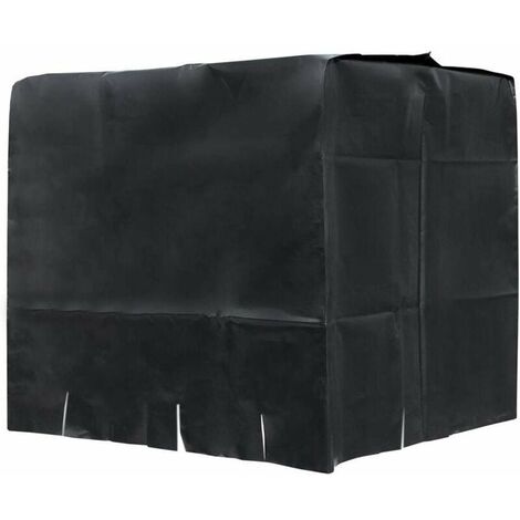 Couvercle IBC pour Conteneur - Cap&ocirct De Protection Container Citerne Eau, Couvre-conteneurs IBC Couverture du Porte-Soleil pour R&eacuteservoir d'eau De Pluie - 120X100X116cm