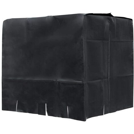 Couvercle IBC pour Conteneur - Cap&ocirc;t De Protection Container Citerne Eau, Couvre-conteneurs IBC Couverture du Porte-Soleil pour R&eacute;servoir d'eau De Pluie - 120X100X116cm