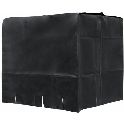 Couvercle IBC pour Conteneur - Cap&ocirct De Protection Container Citerne Eau, Couvre-conteneurs IBC Couverture du Porte-Soleil pour R&eacuteservoir d'eau De Pluie - 120X100X116cm,HANBING