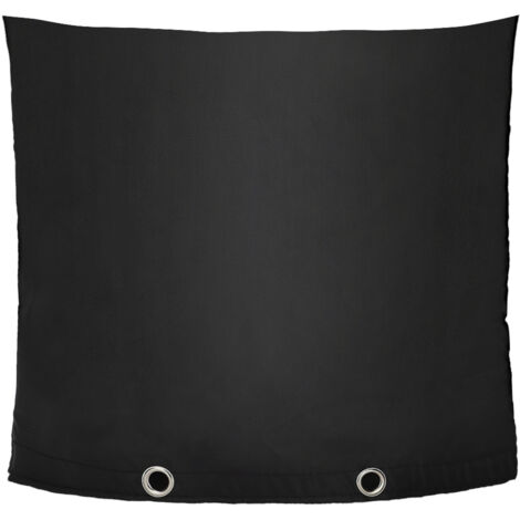 Couvercle Isolant pour Antiretour - Protection Antigel pour Robinet d'Arrosage Extérieur et Prévention du Retour - Tissu Oxford 420D - Noir 24x24 Pouces - 1 Pièce