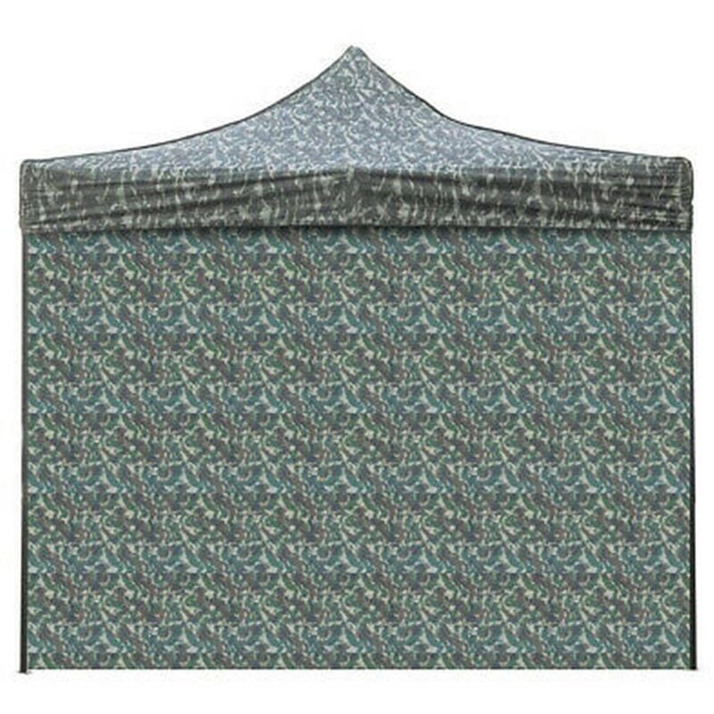 Couverture latérale militaire étanche 3x2m avec porte enroulable pour tonnelle pliable 3x3m