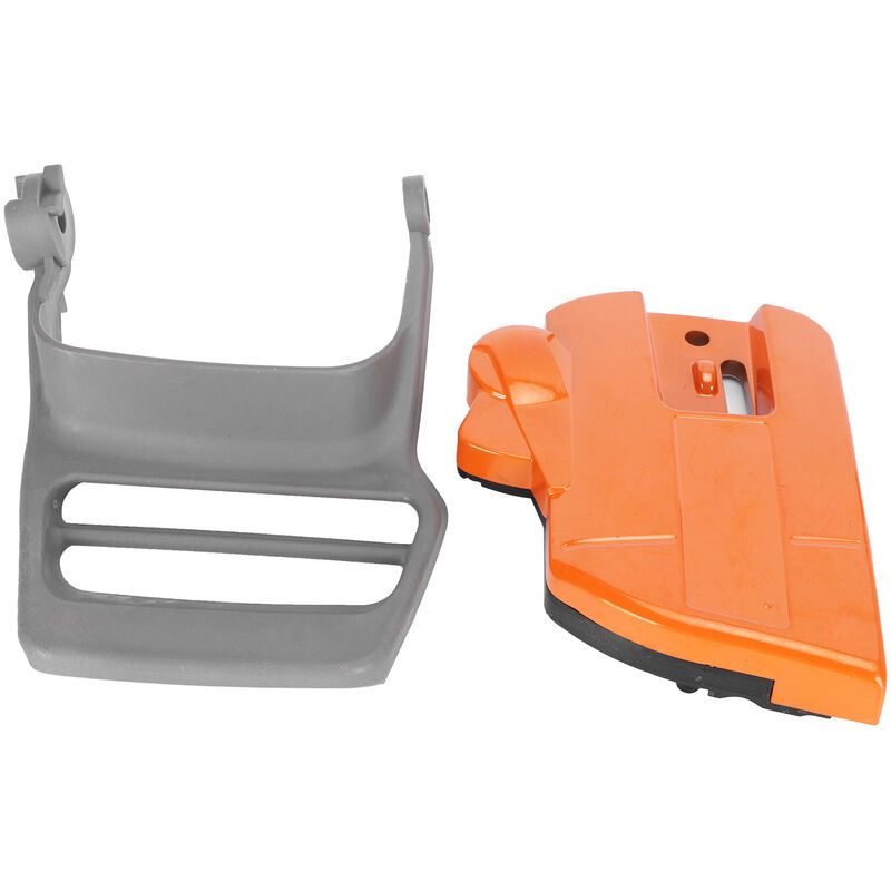 Jeffergarden - Couvercle latéral de frein de chaîne, protège-main adapté à Husqvarna 340 345 350, pièces d'outils de tronçonneuse