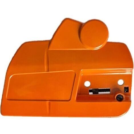 Couvercle latéral de pignon d'embrayage de Frein de chaîne, for tronçonneuse Husqvarna 460 455, remplace 537286301 Carter d'embrayage pour tronçonneuse