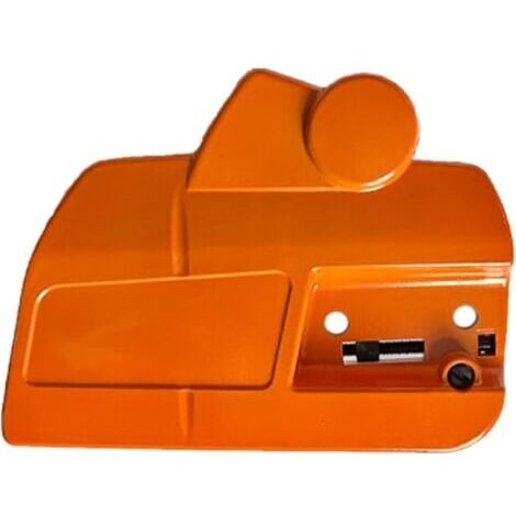 Couvercle latéral de pignon d'embrayage de Frein de chaîne, for tronçonneuse Husqvarna 460 455, remplace 537286301 Carter d'embrayage pour tronçonneuse