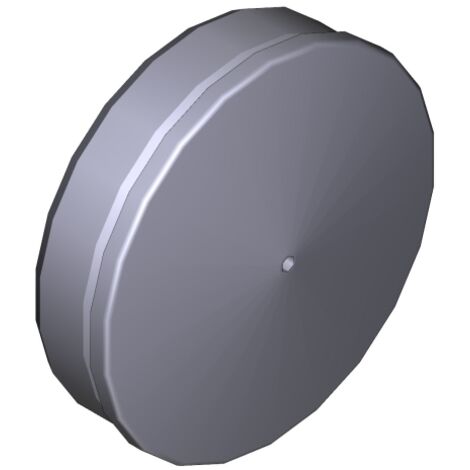 Couvercle lisse Tubulaire Diam 60 G0402 CAME 119RIG217