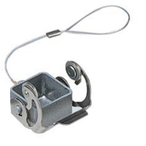 couvercle métallique - avec levier inox - sans joint - pour inserts mâles - gabarit 21.21 - ilme ckax03cxa