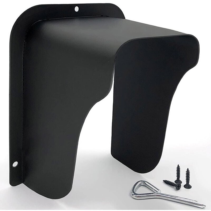 Ensoleille - Couvercle métallique étanche pour caméras, sonnettes, serrures et poignées de porte, protégeant les caméras du soleil et de la pluie