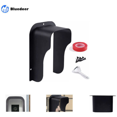 Couvercle MéTallique éTanche pour Sonnette, Serrure De Porte, interphone, protection sonnette exterieur pluie ProtèGe Convient aux Prise Exterieur