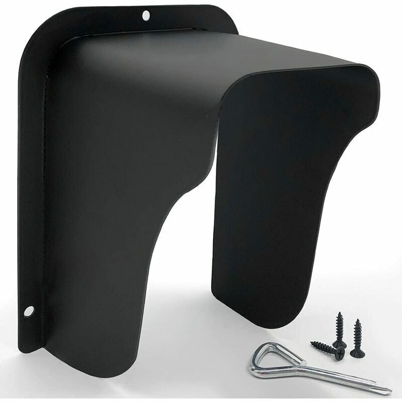 Couvercle MéTallique éTanche pour Sonnette, Serrure De Porte, interphone, protection sonnette exterieur pluie ProtèGe L'Appareil du Soleil Et des