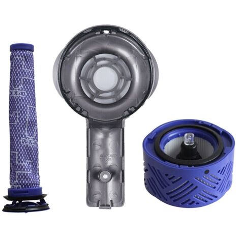 Couvercle Moteur Arrière + Filtres Avant/Arrière pour Aspirateur Dyson V6 DC59/58/63/74