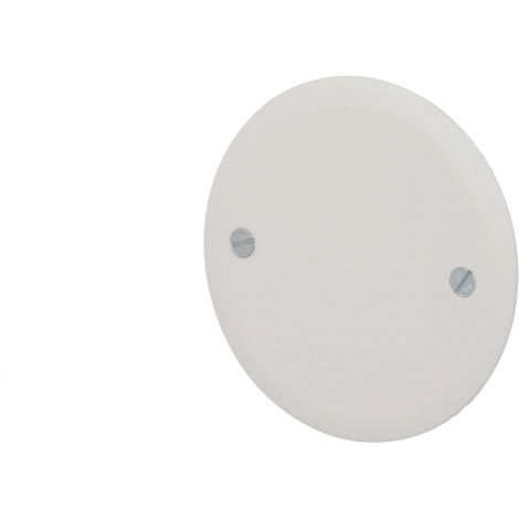 Couvercle obturateur à vis, pour boite encastrement (lot de 10)