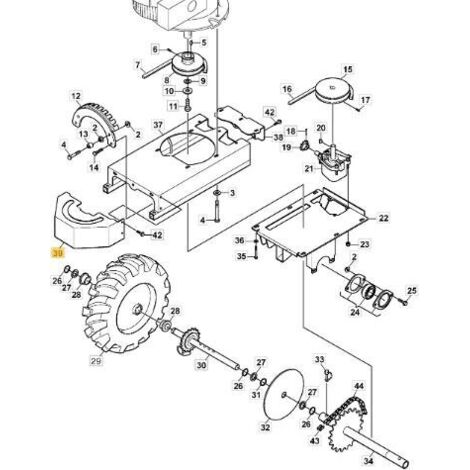 COUVERCLE ORIGINAL STIGA - 1126-8071-01