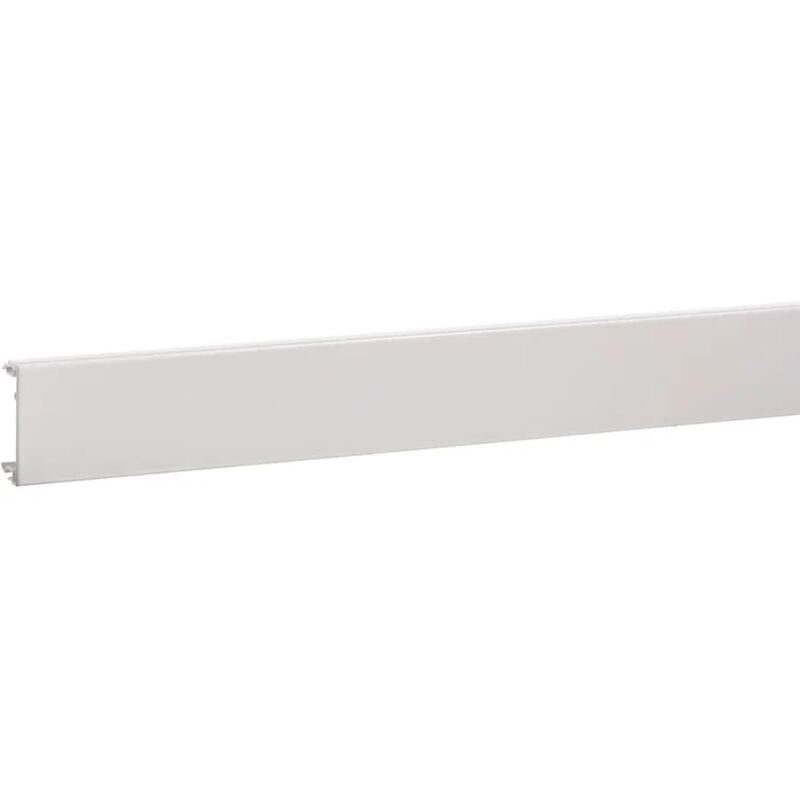 Couvercle p goulotte queraz h54mmxp54mm L200mm 1 compartiment alu ral 9016 Pure Hager GBA4529016