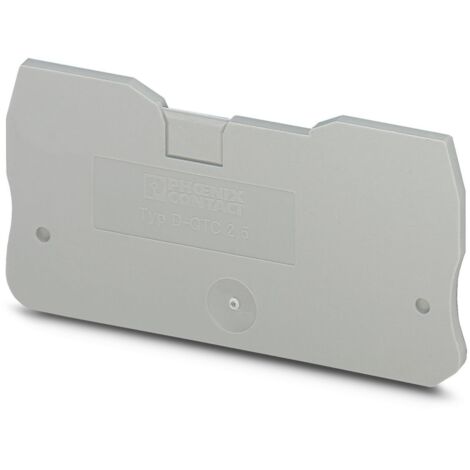 Couvercle Phoenix Contact, série D-QTC 2.5 pour Bloc de jonction ( Prix pour Paquet de 5 )