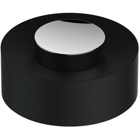 Couvercle plastique PLAN lâche finition inox noir-gris KEUCO