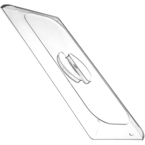 Couvercle plat en polycarbonate pour bac à glace, 360 x 165 mm - HENDI 807088