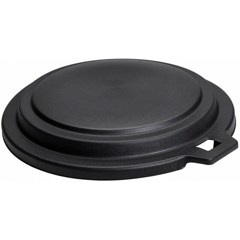 couvercle poubelle noir 50l