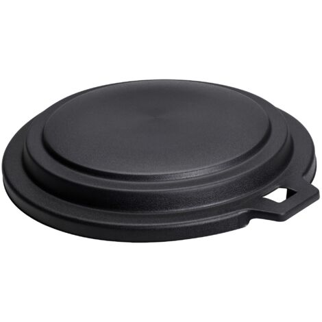 couvercle poubelle noir 50l