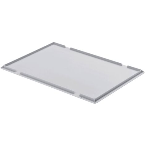 Couvercle pour boîte 600 x 400 mm Alutec 05090 gris (L x l) 400 mm x 600 mm 1 pc(s) W772861
