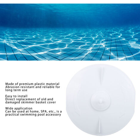 Couvercle pour Boîte de Débris Plastique du Skimmer 1091LX - Remplacement de Panier-Filtre Skimmer