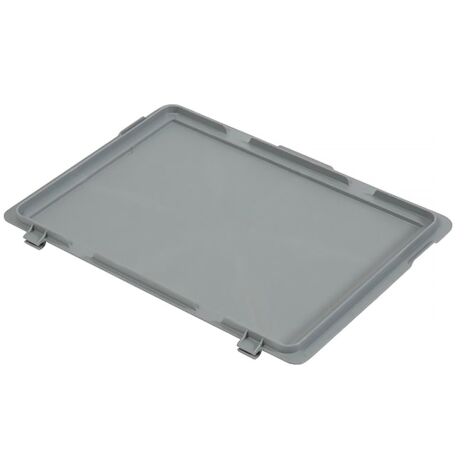 Couvercle pour boîte de rangement Gris Sans couvercle, 19mm x 300mm x 400mm ( Prix pour 1 )