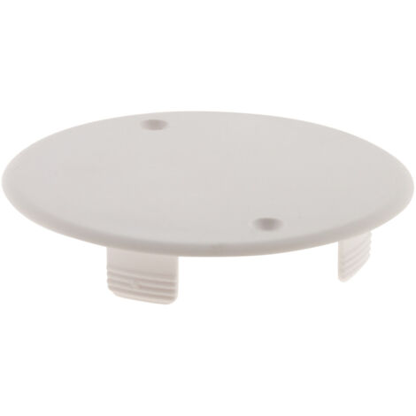 Couvercle pour boîte rond Ø80mm sans vis Blanc - Zenitech