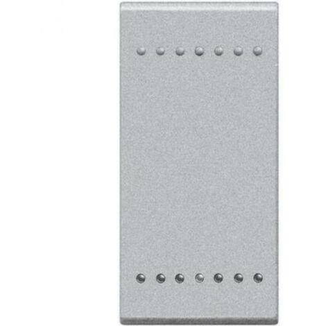 Couvercle pour bouton Bticino living light neutre 1 module gris NT4915N