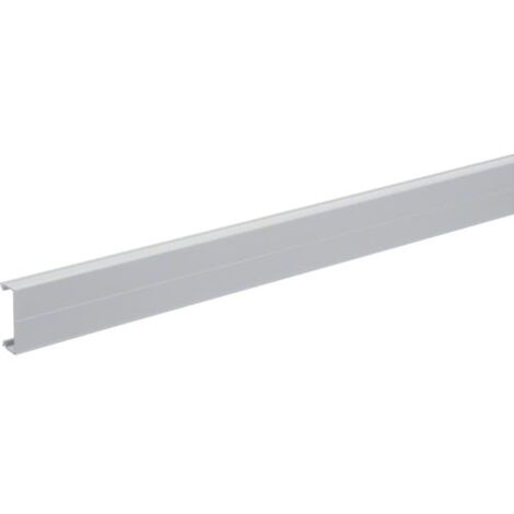 Couvercle pour goulotte BA7 - l 40mm RAL 7030 gris HAGER BA70402