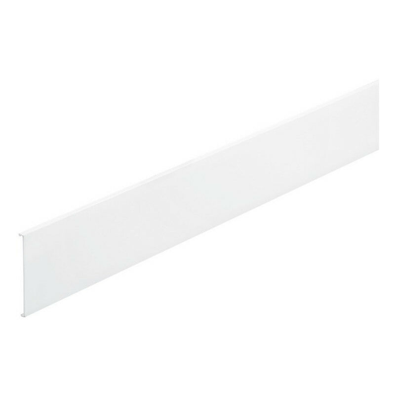 Couvercle pour goulotte d'installation pvc Logix Universel longueur 80mm blanc Artic (48001)