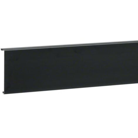 Couvercle pour plinthe SL 20x115mm Graphite Noir HAGER SL2011529011