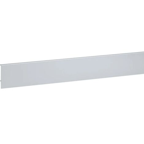 Couvercle pour plinthe SL15100 alu HAGER SL151002D1