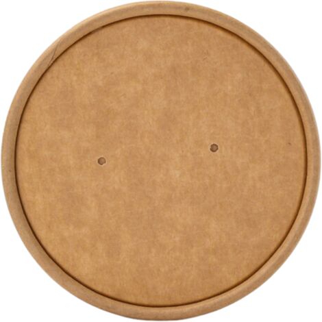 Couvercle pour Pot à Soupe Kraft 240 et 360 ml - Lot de 50