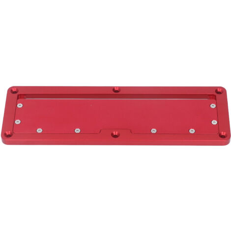 Couvercle rabattable pour scie circulaire, plaque de sol en alliage d'aluminium, pièce accessoire pour le travail du bois