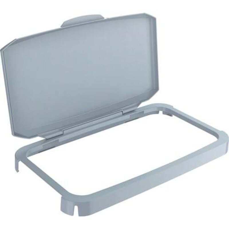 Durable - Couvercle à charnière pp gris L510xP285mm pour poubelle 60l alimentaire - 1800500050