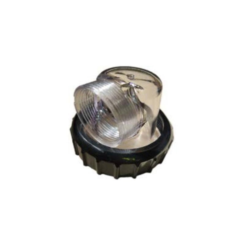 Couvercle transparent + écrou préfiltre pompe pp