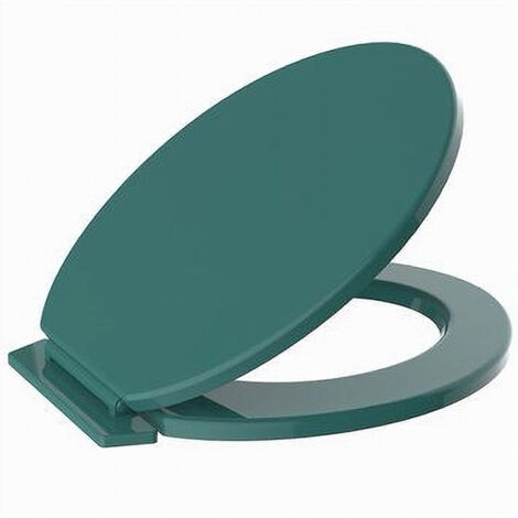 Couvercle Universel De Siège De Toilette En Pvc Vert Foncé Siège De Toilette 59024