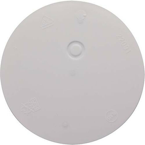 Couvercle vissable universel diam. 84 mm, blanc, UE  :  25 pieces