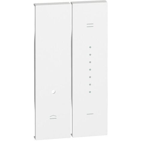 COUVERCLE VIVANTE POUR DIMMERS 2 MODULES BLANC KW19 BTICINO